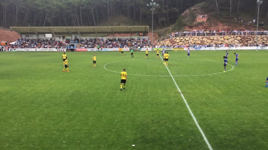 Comienzo de la prórroga en Nájera (foto: Mar Menor FC)