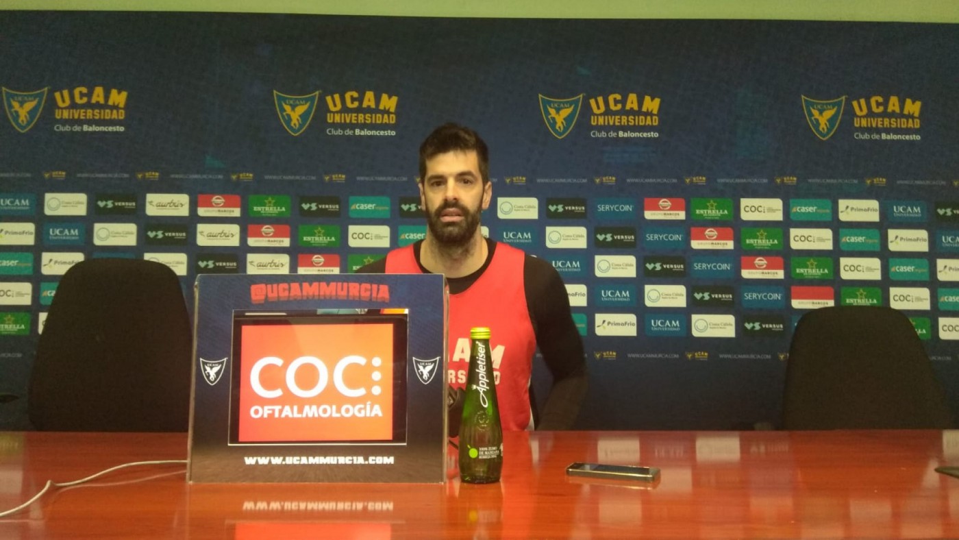 Dusan Sakota: "Por mi cabeza no pasa la idea de marcharme del UCAM Murcia CB"