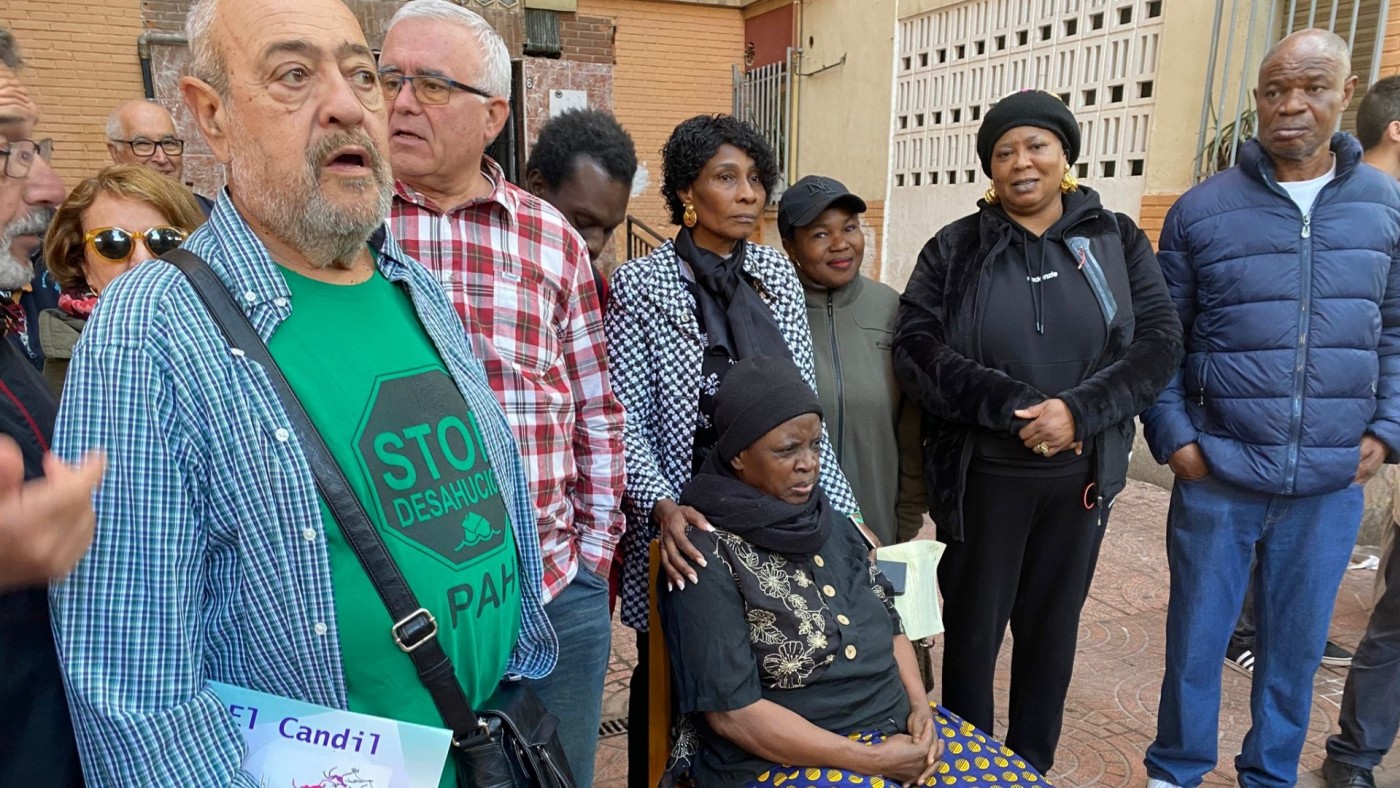 Paralizado en Murcia el desahucio de una mujer nigeriana de 63 años y casi invidente