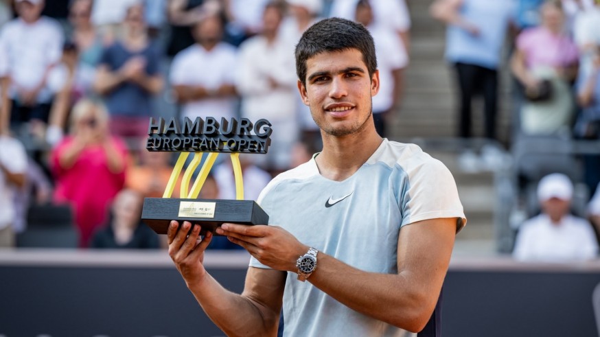 Carlos Alcaraz pierde en Hamburgo su primera final