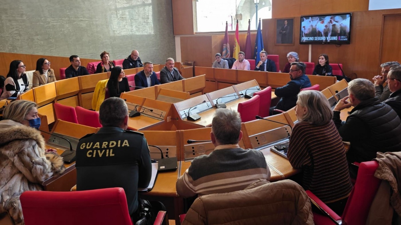 Cónclave del sector porcino en Lorca ante la amenaza de la peste africana