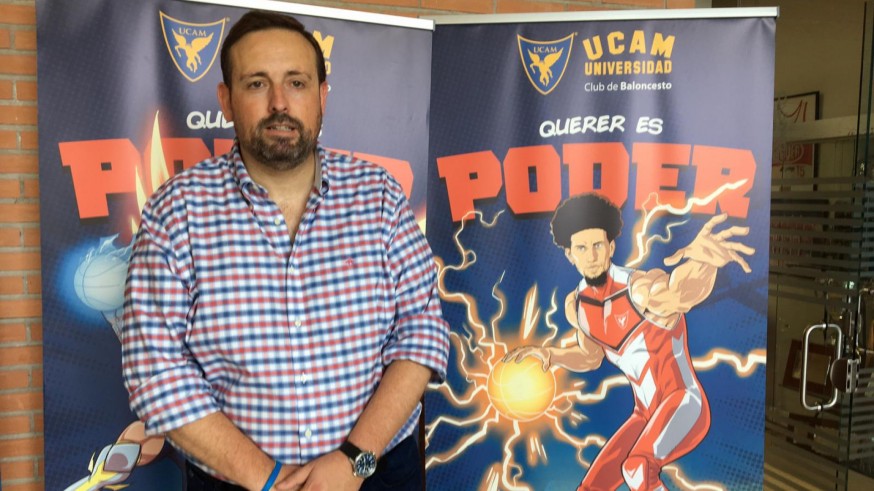 Alejandro Gómez repasó la actualidad del UCAM Murcia