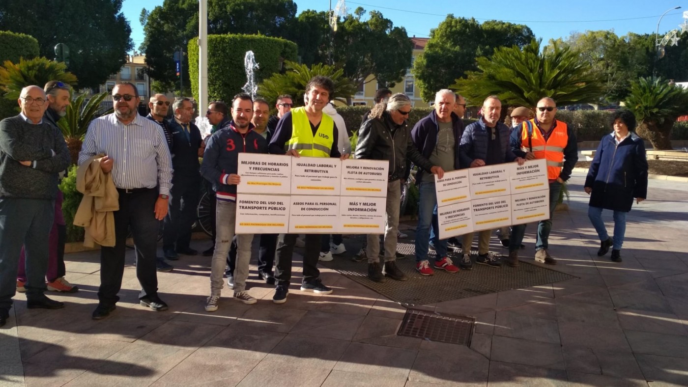 CCOO, UGT y USO piden que la prórroga del contrato de transporte público a Monbus en Murcia contemple mejoras