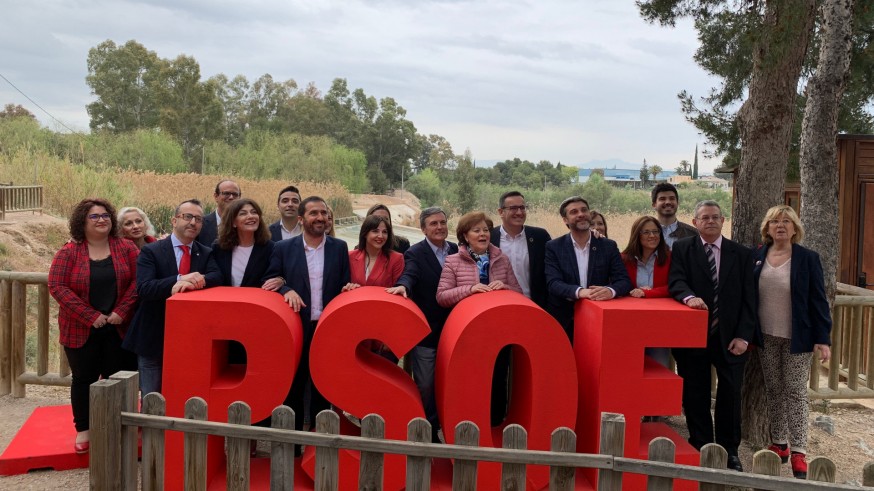 Los componentes de las candidaturas socialistas en la Contraparada. ASR