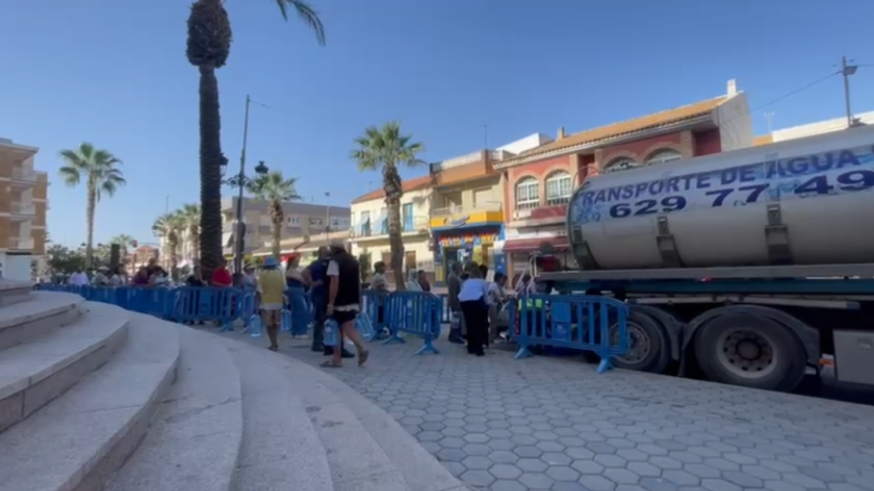 Cuarto día sin agua potable en varios municipios del Mar Menor por los daños de la dana