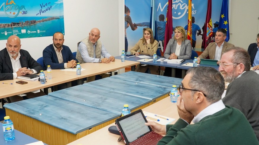 Cartagena y San Javier preparan un plan de infraestructuras para mejorar La Manga