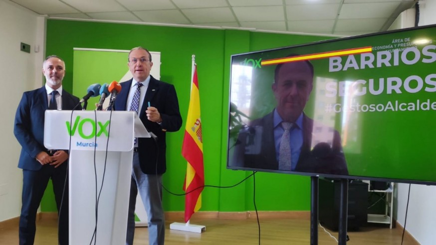 Vox aumentará en un 40% la inversión en las pedanías de Murcia 