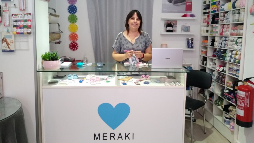 Conchi Ortega en su tienda 'Meraki'