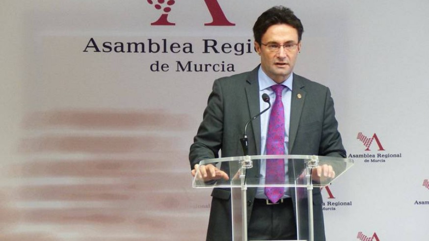Alejandro Pérez Pastor en la comisión especial del Mar Menor. ASAMBLEA REGIÓN DE MURCIA