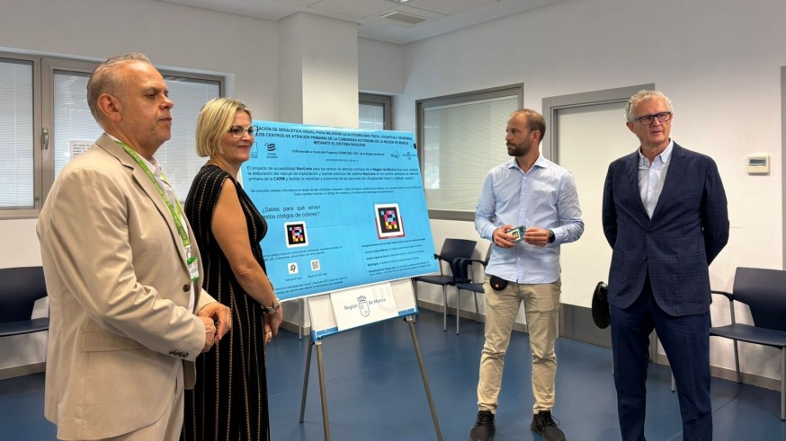 La Región impulsa la accesibilidad en centros de salud con el sistema NaviLens