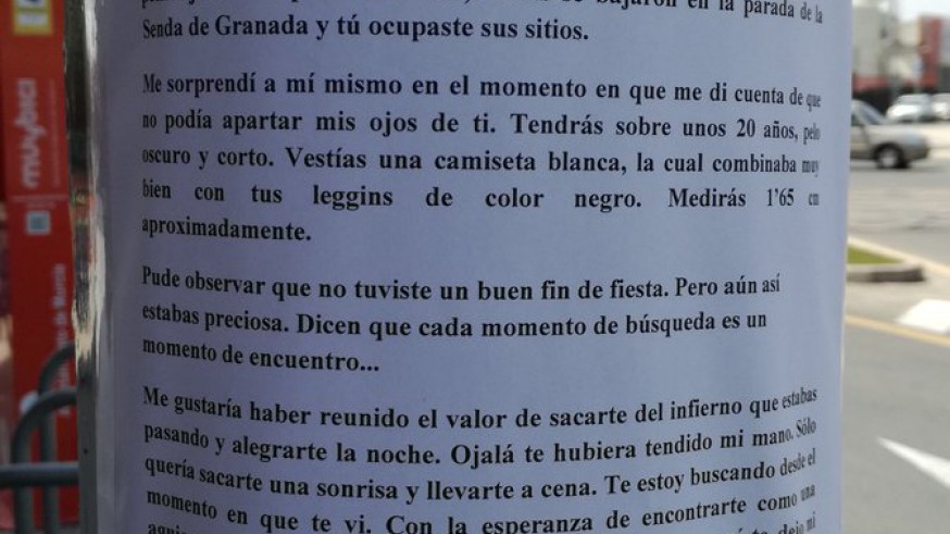 Fotografía del cartel