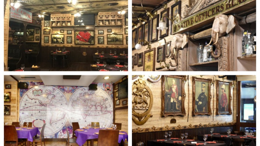 Detalles de la original decoración de 'El paso de los Elefantes' 