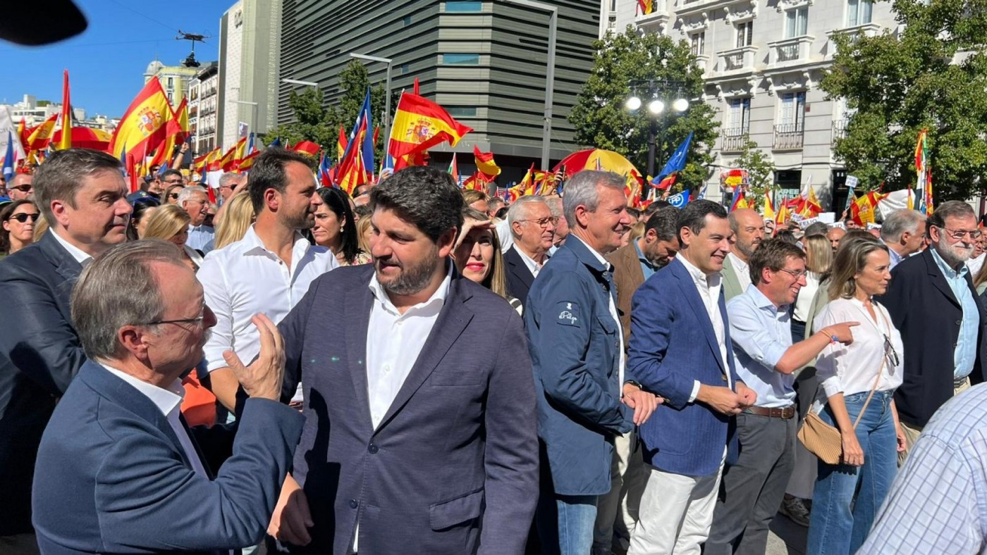 El PP reúne decenas de miles de personas en Madrid contra la amnistía