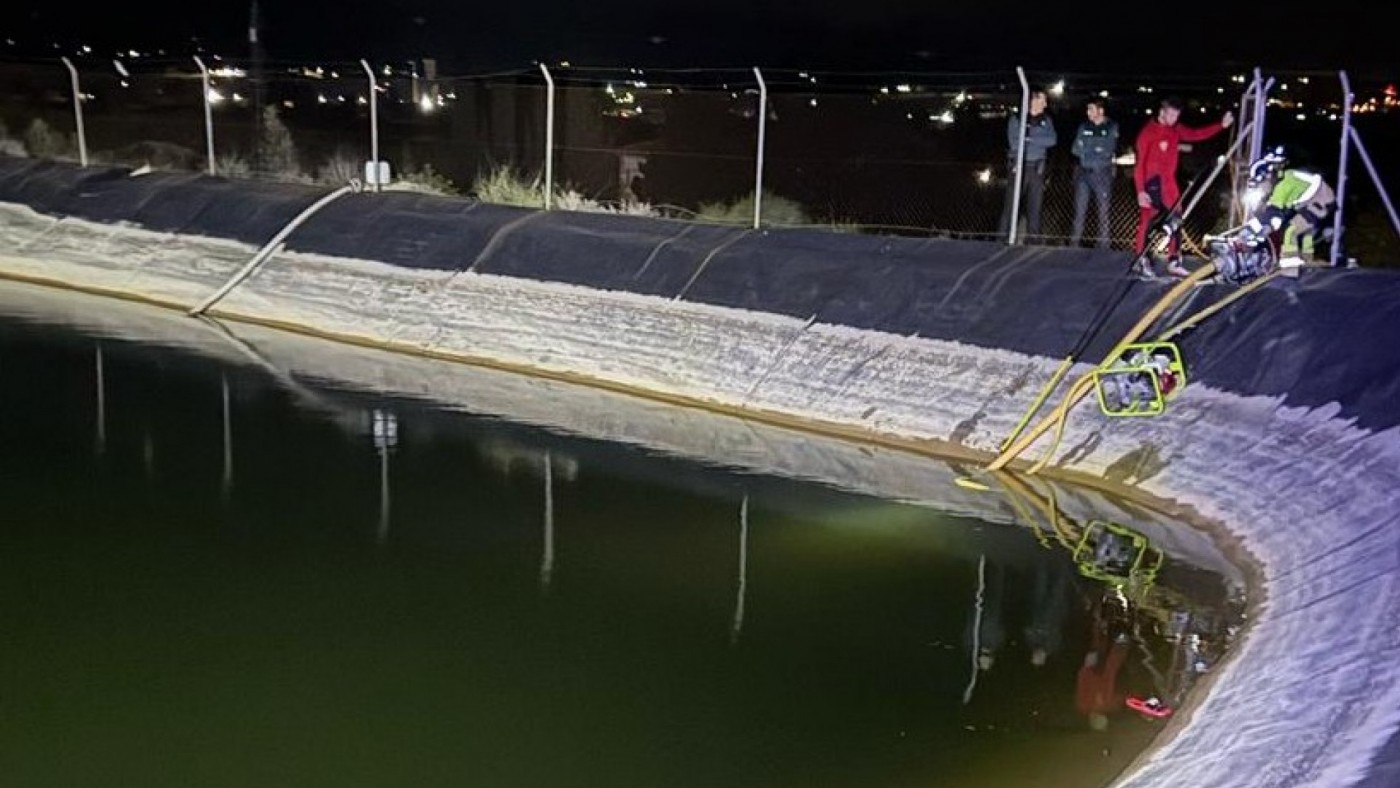 Fallece al caer al agua en una balsa de riego en Abarán