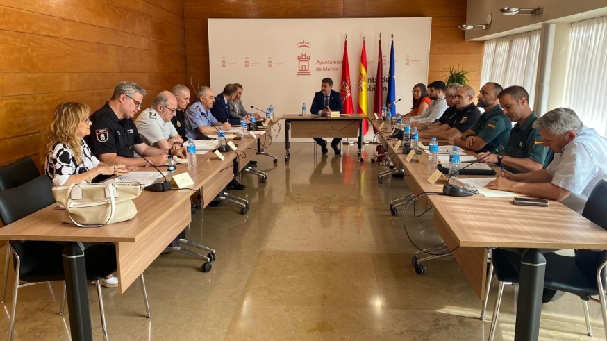 Murcia aprueba las Juntas de Seguridad de Distrito para reforzar la coordinación policial en barrios y pedanías