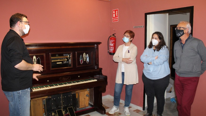 Jumilla. La pianola del siglo XIX vuelve restaurada al Teatro Vico