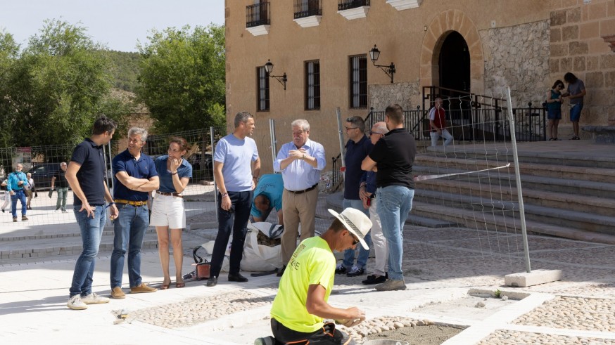 Recta final para las obras de la explanada de la Basílica y cambio de la red de pluviales del barrio medieval de Caravaca 
