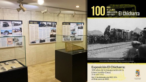 TARDE ABIERTA. Una exposición recuerda los 100 años de la línea Jumilla-Cieza de 'El Chicharra'