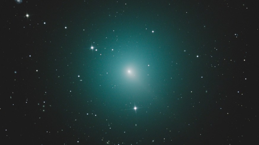 El cometa Wirtanen en una foto de la NASA