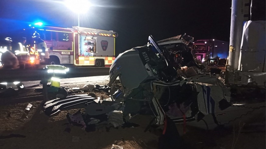 Un muerto y un herido en dos accidentes de tráfico en la A-7 entre Totana y Alhama