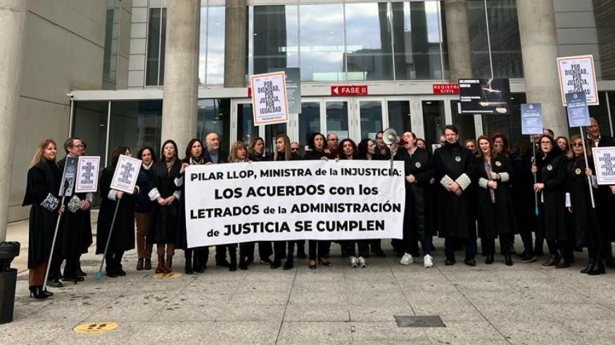 Suspendidas más de 6.100 actuaciones judiciales en la Región por la huelga de letrados