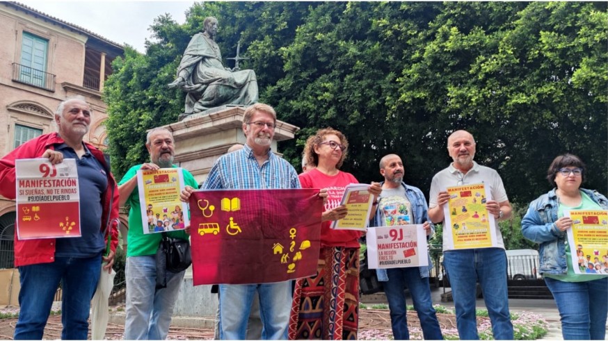 Las Marchas de la Dignidad tomarán las calles de Murcia en defensa de los derechos sociales