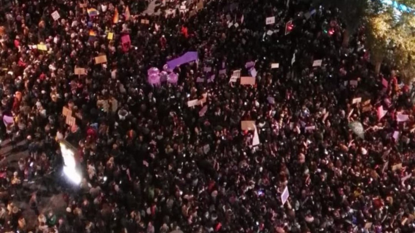 Miles de mujeres se echan a la calle en la Región bajo el lema #VivasLibresUnidas