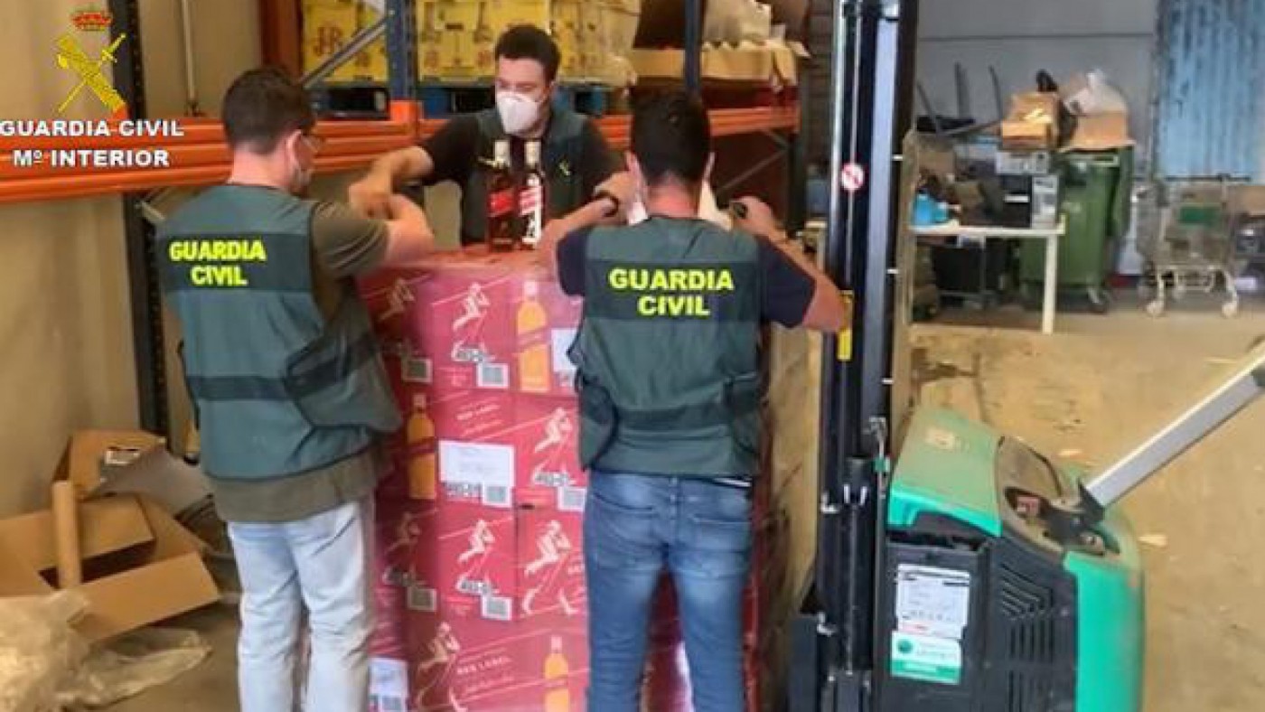 Operación de la Guardia Civil para incautar la mercancía