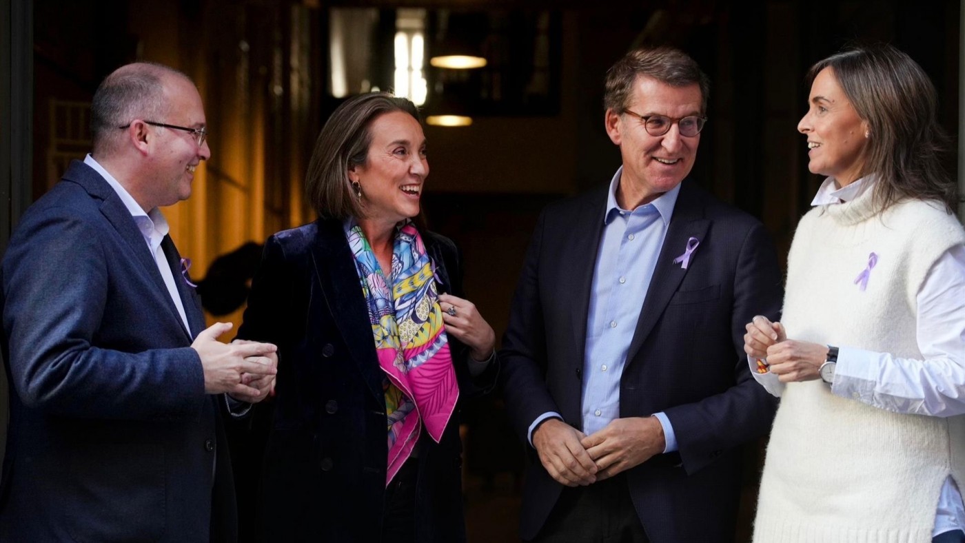 Feijóo elige a Tellado como portavoz del PP en el Congreso y Carmen Fúnez será la vicesecretaria de Organización