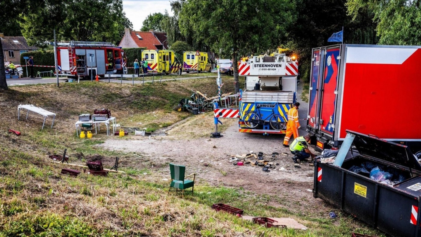 El camionero que arrolló a un grupo de personas en Holanda está bien y no hará declaraciones