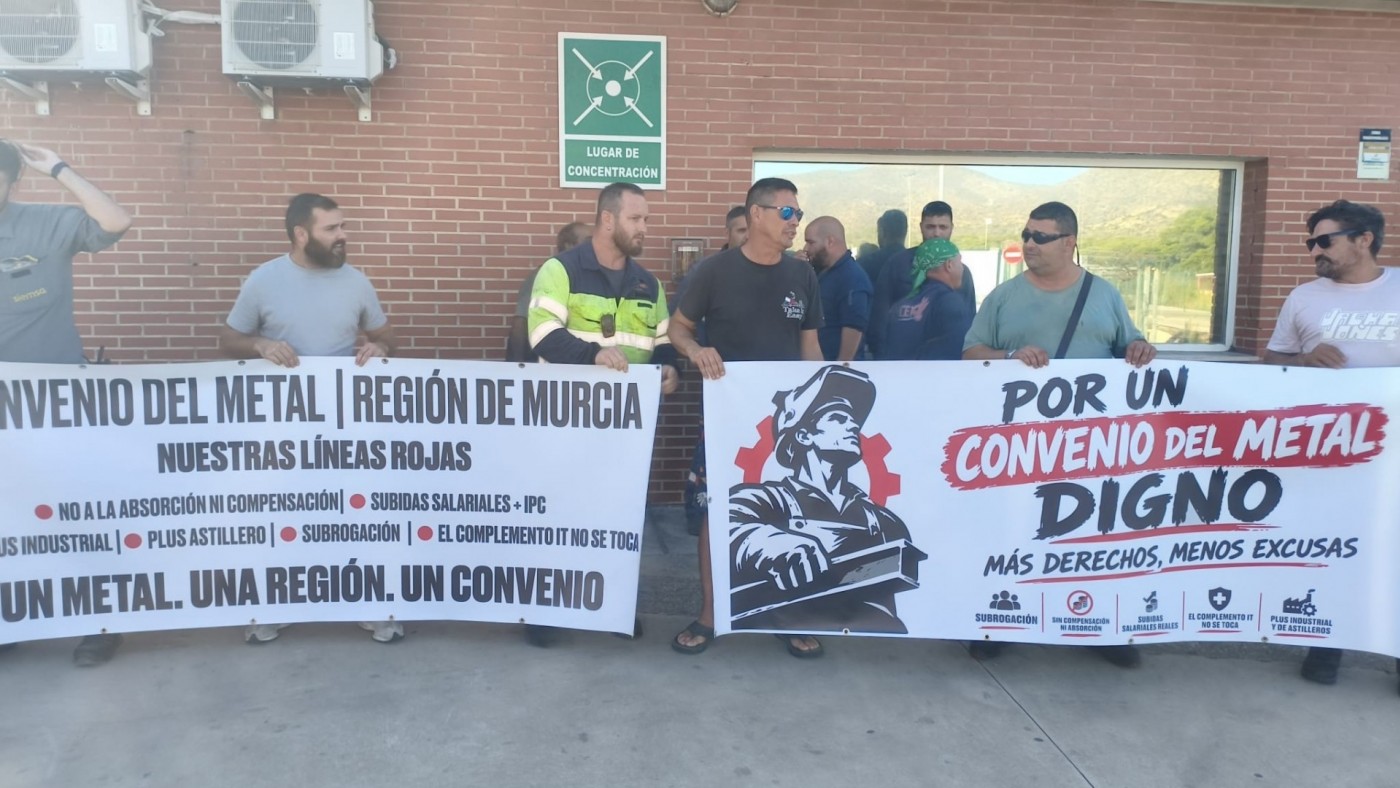 Los trabajadores del metal mantienen sus reclamaciones ante el bloqueo del convenio