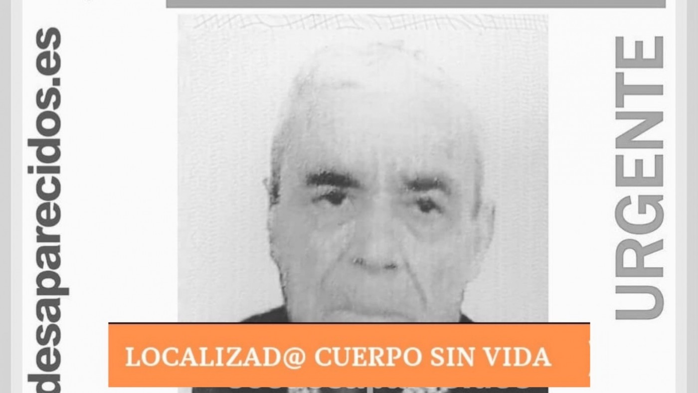 Encuentran el cuerpo sin vida de un hombre de 90 años desaparecido en Caravaca