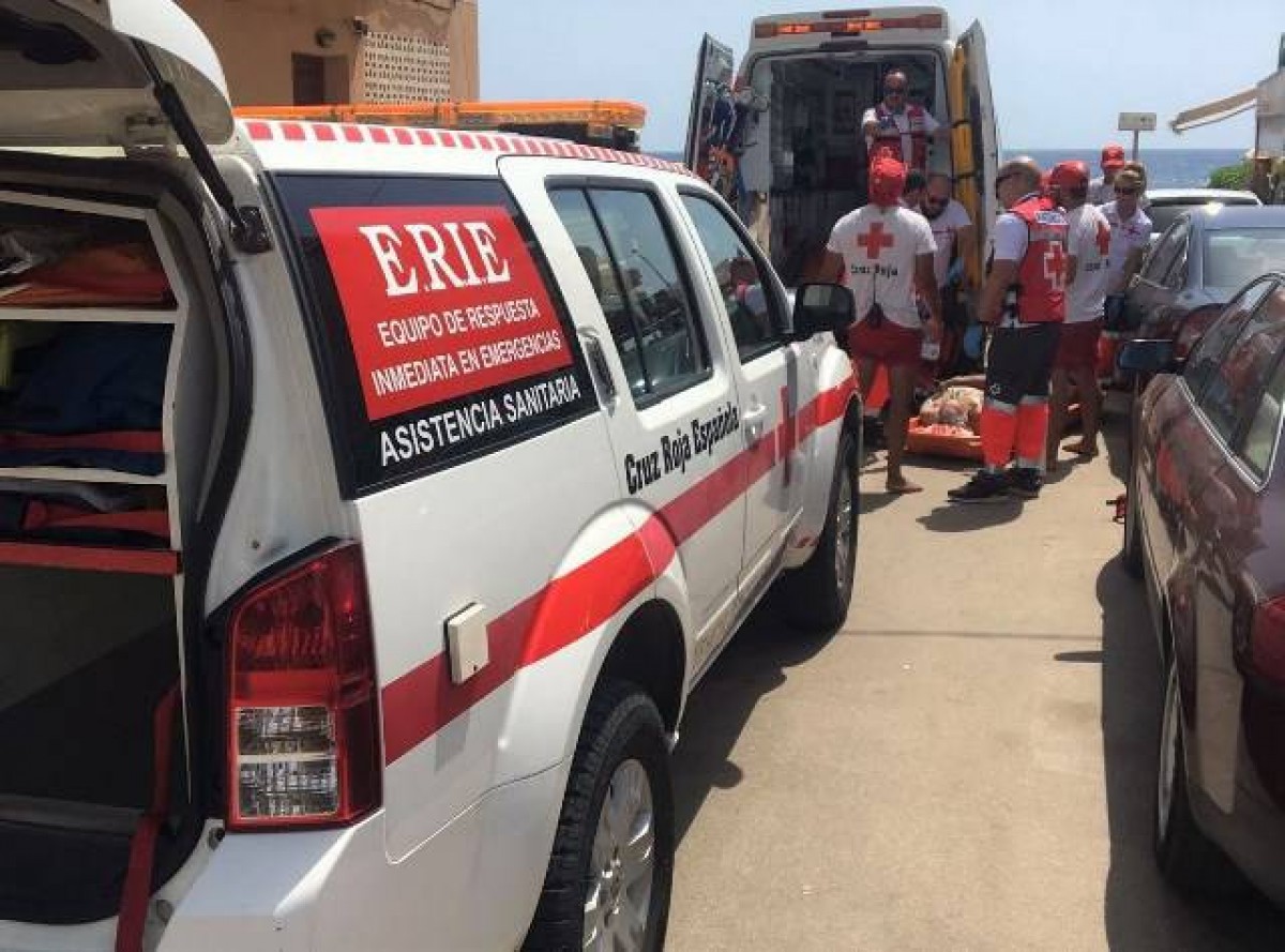 MURyCÍA. Urgencia en las playas, Cruz Roja en Águilas | ORM