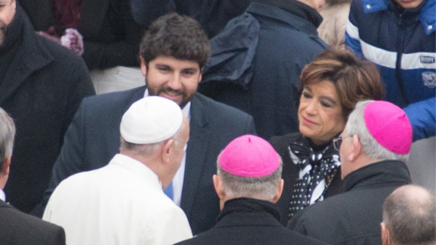 López Miras será recibido por el Papa Francisco la próxima semana en el Vaticano