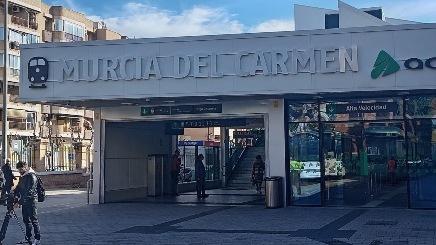 Seguimiento casi total de la huelga de maquinistas en la Región de Murcia