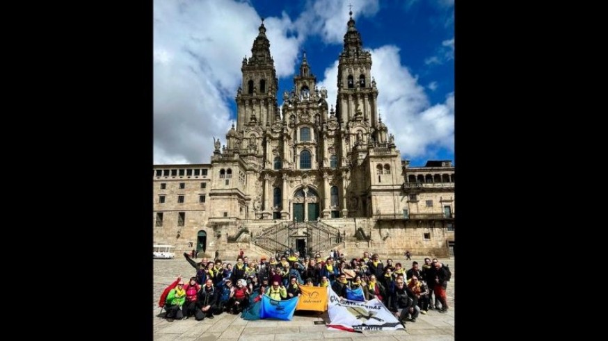 Nuevo reto de los usuarios de Aidemar: Llegar a Santiago de Compostela