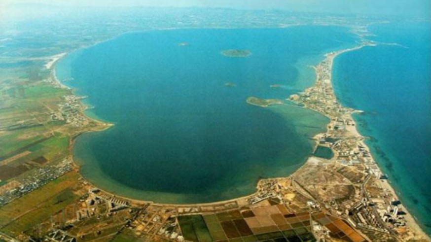 Vista aérea del Mar Menor