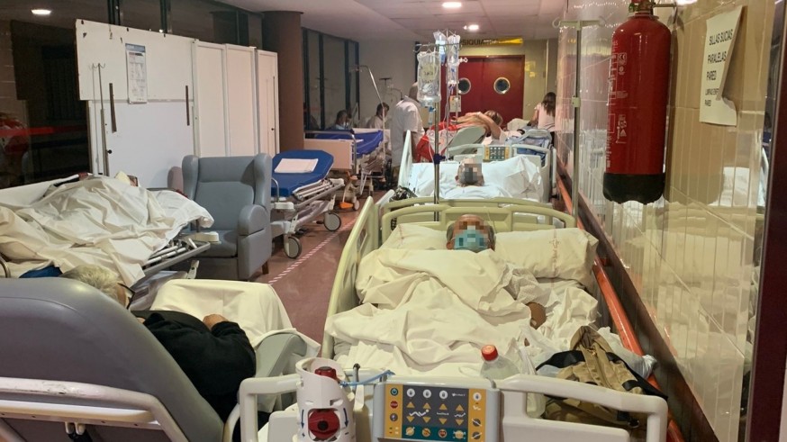 Advierten de que las urgencias hospitalarias de la Región están "desbordadas"