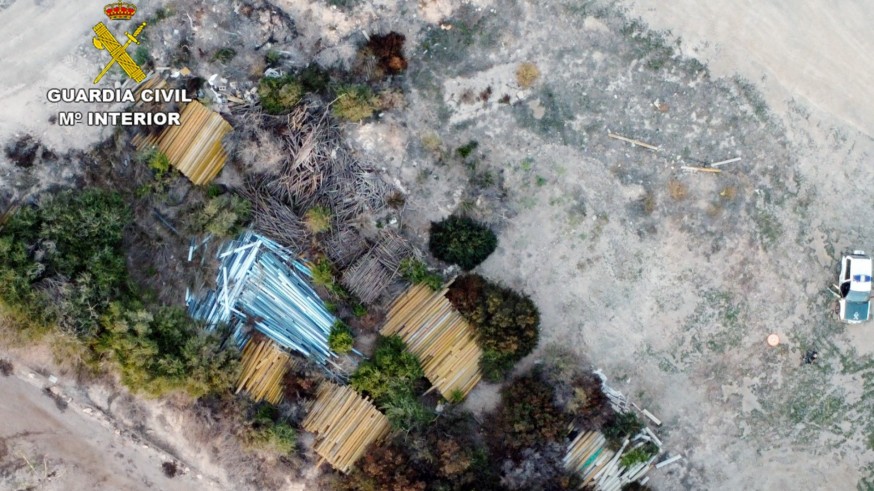 Localizan 70 toneladas de residuos tóxicos en un paraje de Mazarrón