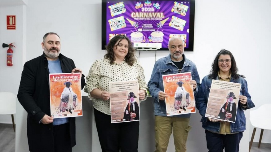 El 23 de febrero hay una jornada sobre las Máscaras de Villanueva