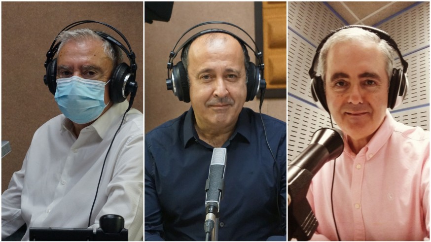 Enrique Nieto, Javier Adán y Manolo Segura