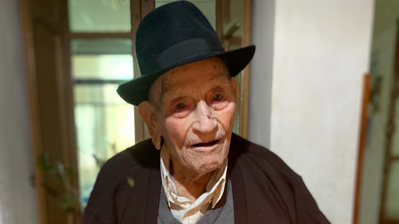 El Tío Juan Rita, en su 108 cumpleaños el pasado mes de febrero