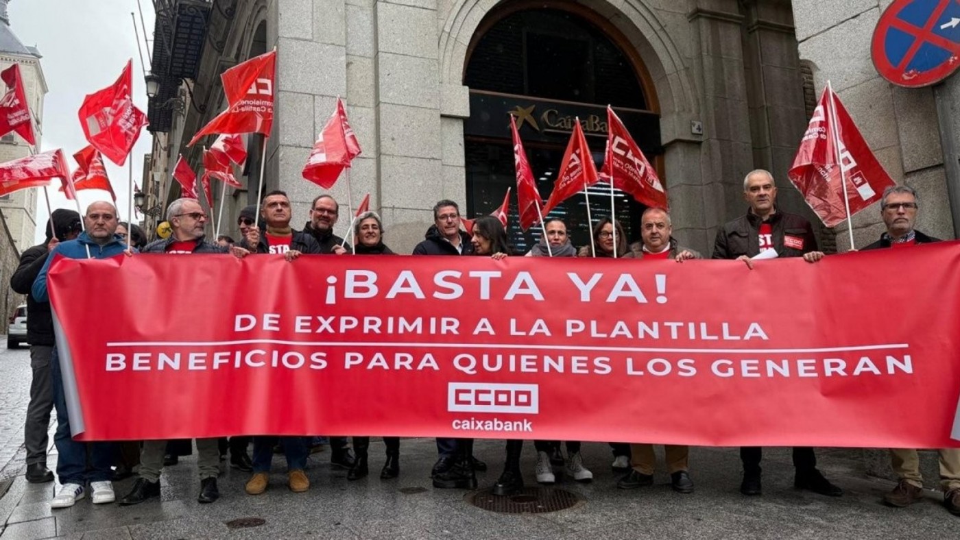 Huelga de 24 horas en CaixaBank el 27 de marzo por la presión comercial a la plantilla