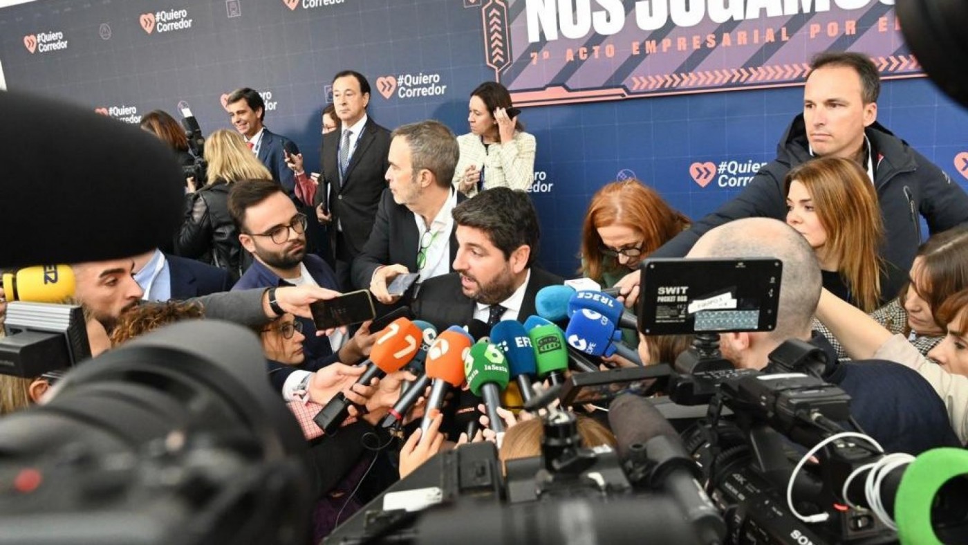López Miras critica el discurso de Sánchez por no hablar de los verdaderos problemas del país