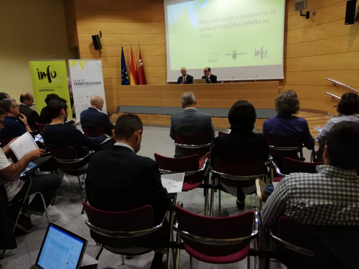 Comienza la por internet en China productos 'Made in Región de Murcia' | ORM