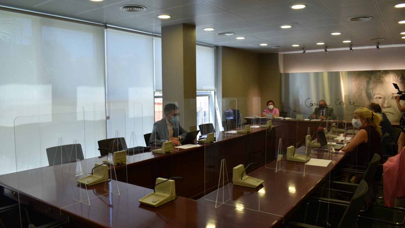 Reunión de la Mesa de la cámara este lunes.