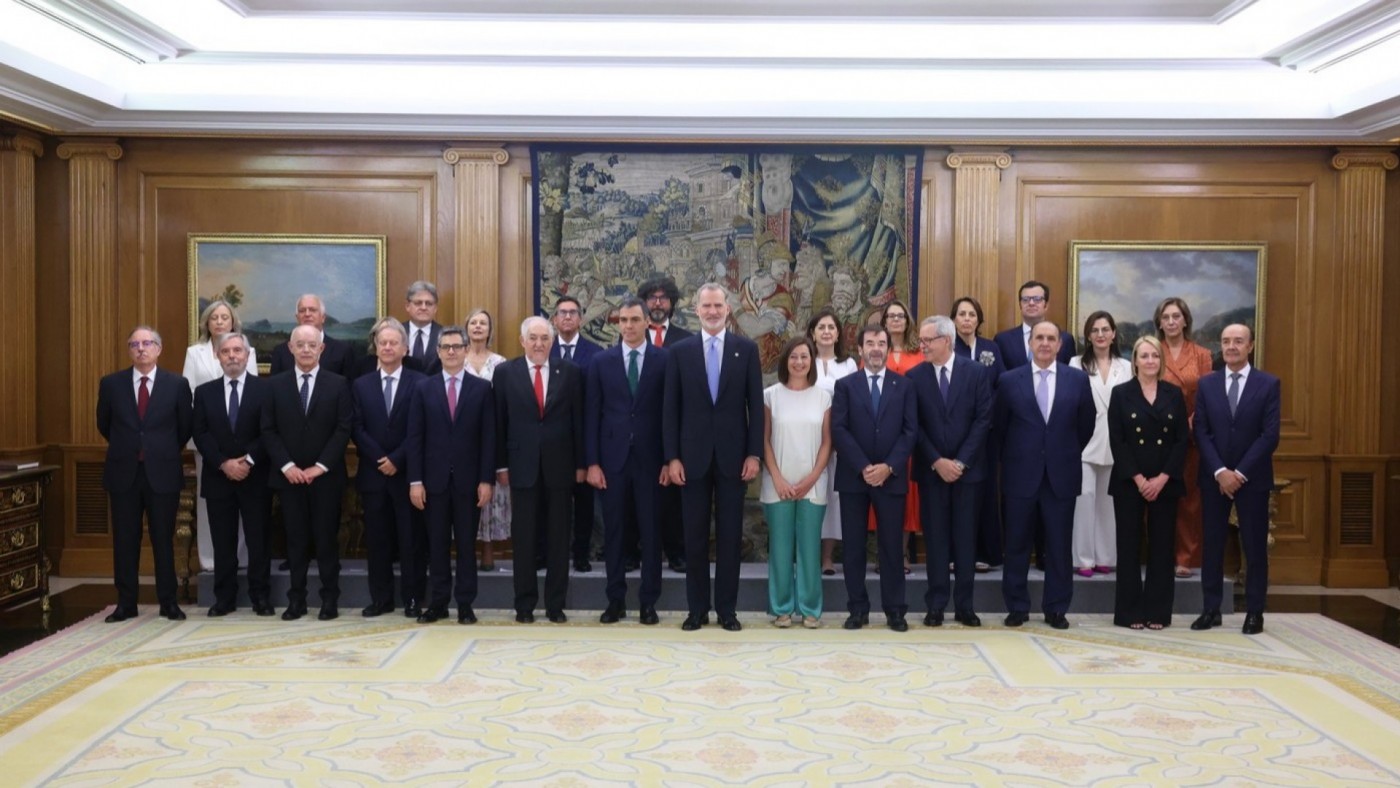 Los 20 nuevos vocales del CGPJ juran o prometen su cargo ante el Rey Felipe VI en La Zarzuela