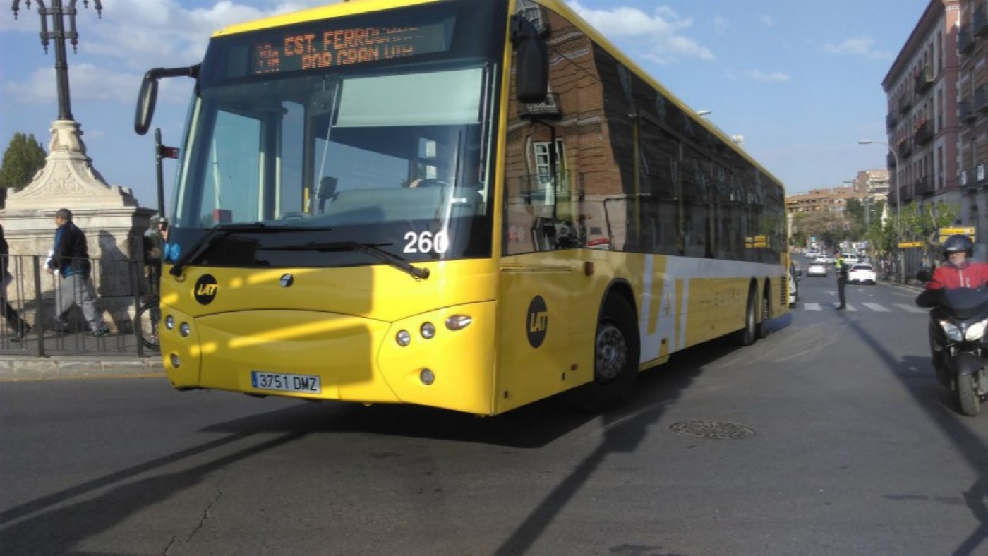 Autobús de LAT en la ciudad de Murcia, en una imagen de archivo. Foto: Europa Press