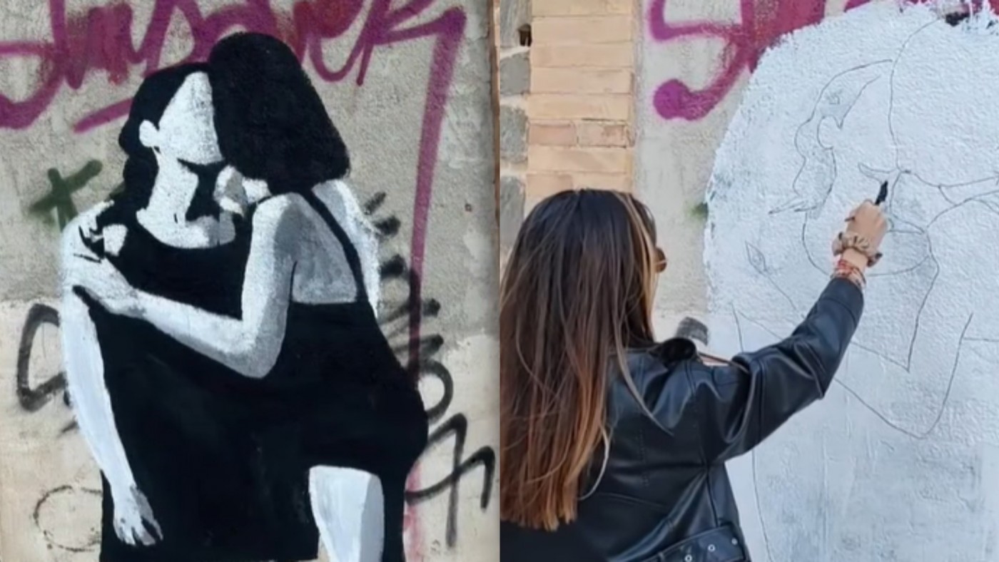 Vandalizan en Los Alcázares un mural coincidiendo con el Día contra la LGTBI-fobia
