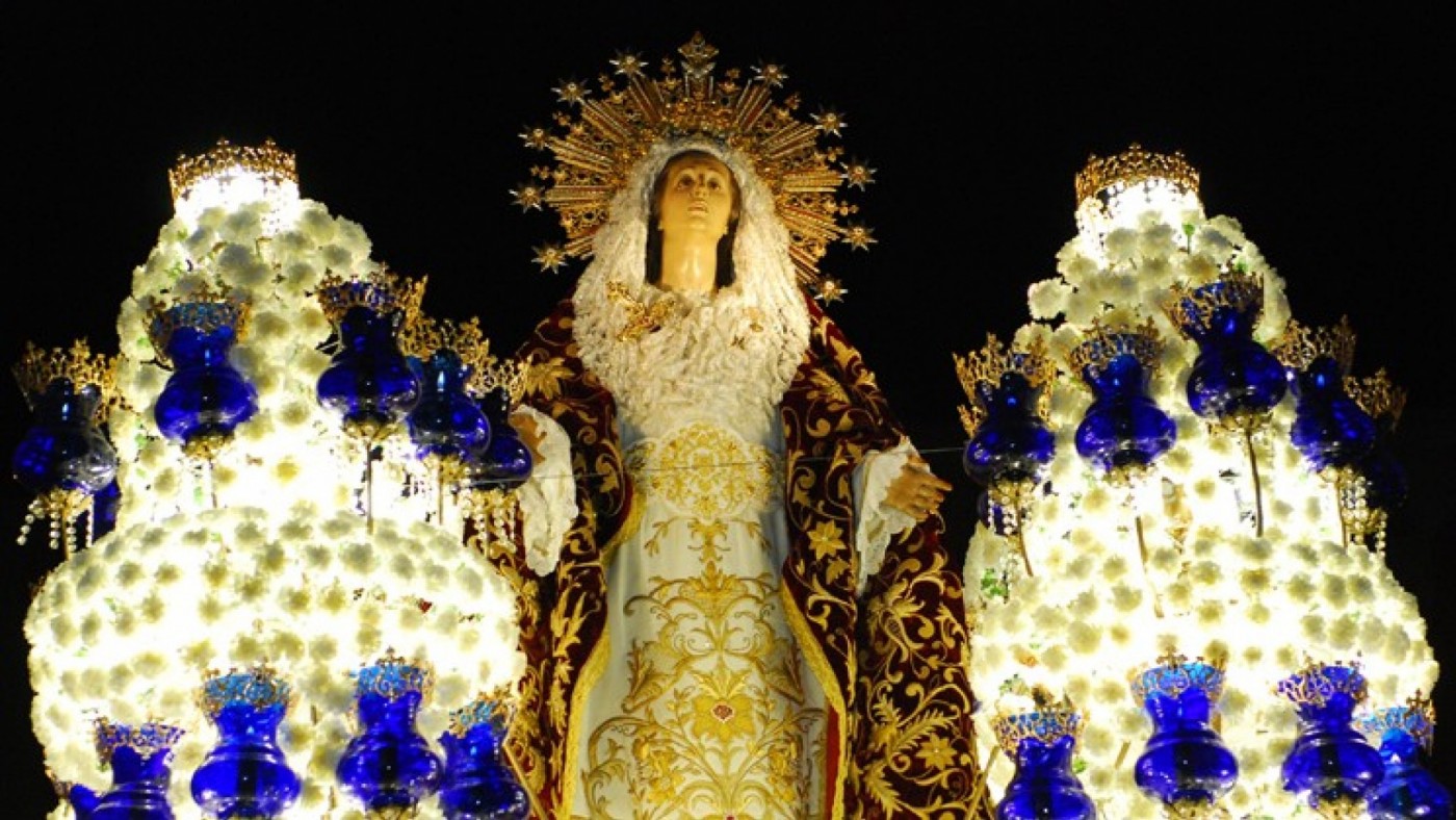 La Virgen california del Primer Dolor en Cartagena pasará por el taller de restauración